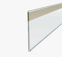 Шелфтокер прозрачный 1000х39 на скотче самоклеящийся