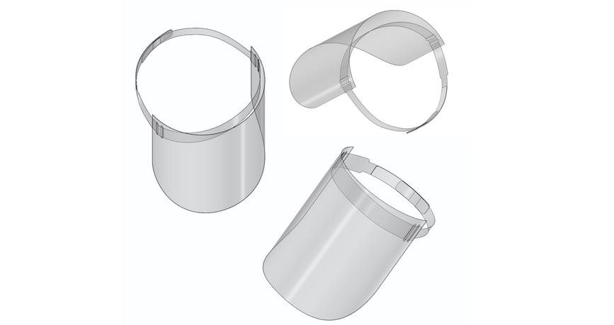 пластиковые защитные маски для лица